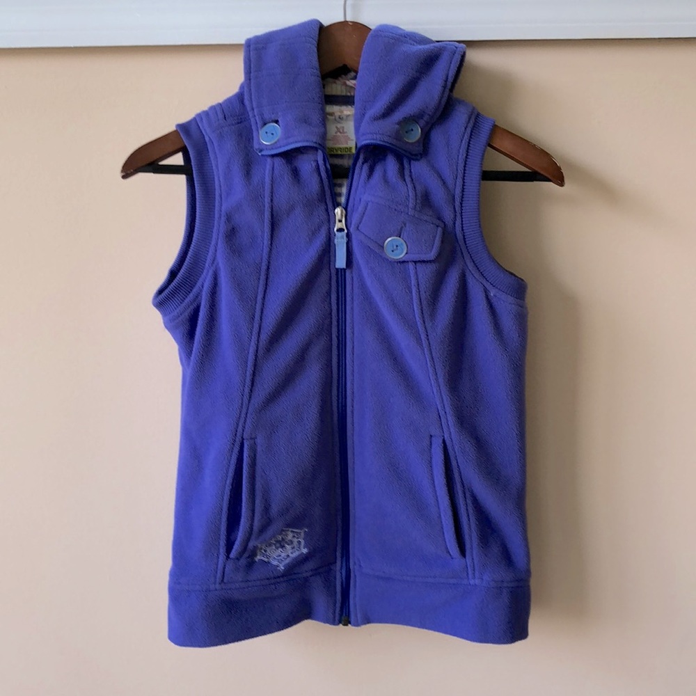 Like-new Burton fleece hooded vest